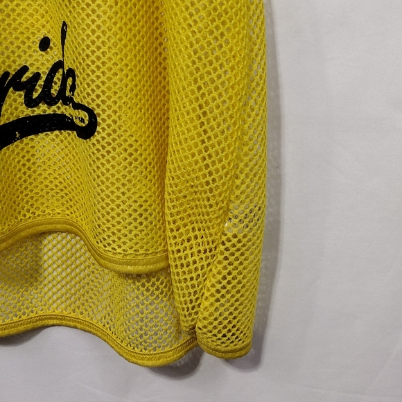 NWT Ocean Drive Mesh Tank Top Women's M Yellow Florida Beach Vacation Casual - Picture 3 of 9